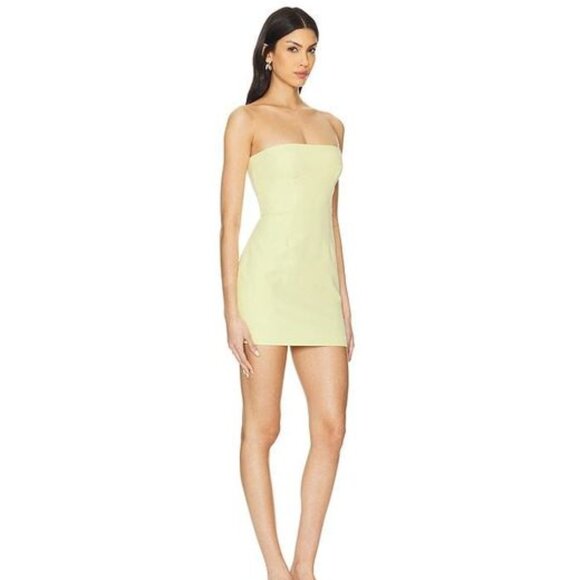 Lovers + Friends Renn Mini Dress in Baby Yellow - Picture 2 of 6